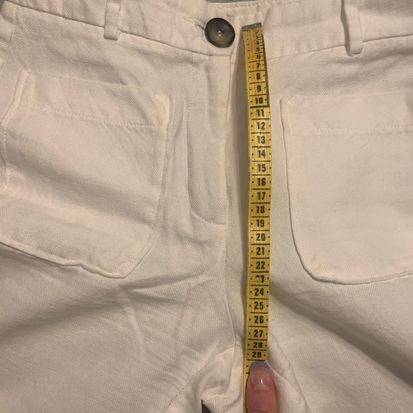 Zara white linen trousers - Picture 3 of 5